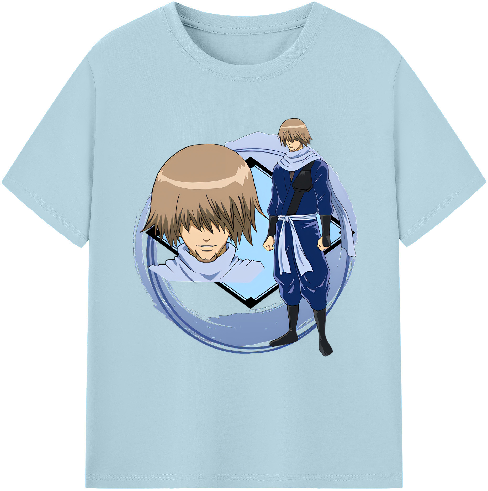 （画像用） ぎんたま 坂田銀時（さかたぎんとき） 神楽 志村新八（しむら しんぱち） GINTAMA Sakata Gintoki Kagura Shimura Shinpachi 綿100％半袖Tシャツ（フロントプリント）